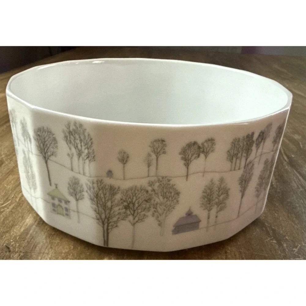 Rosenthal Studio‑Line “Winterreise” Serving Bowl – Polygon Form by Tapio Wirkkal